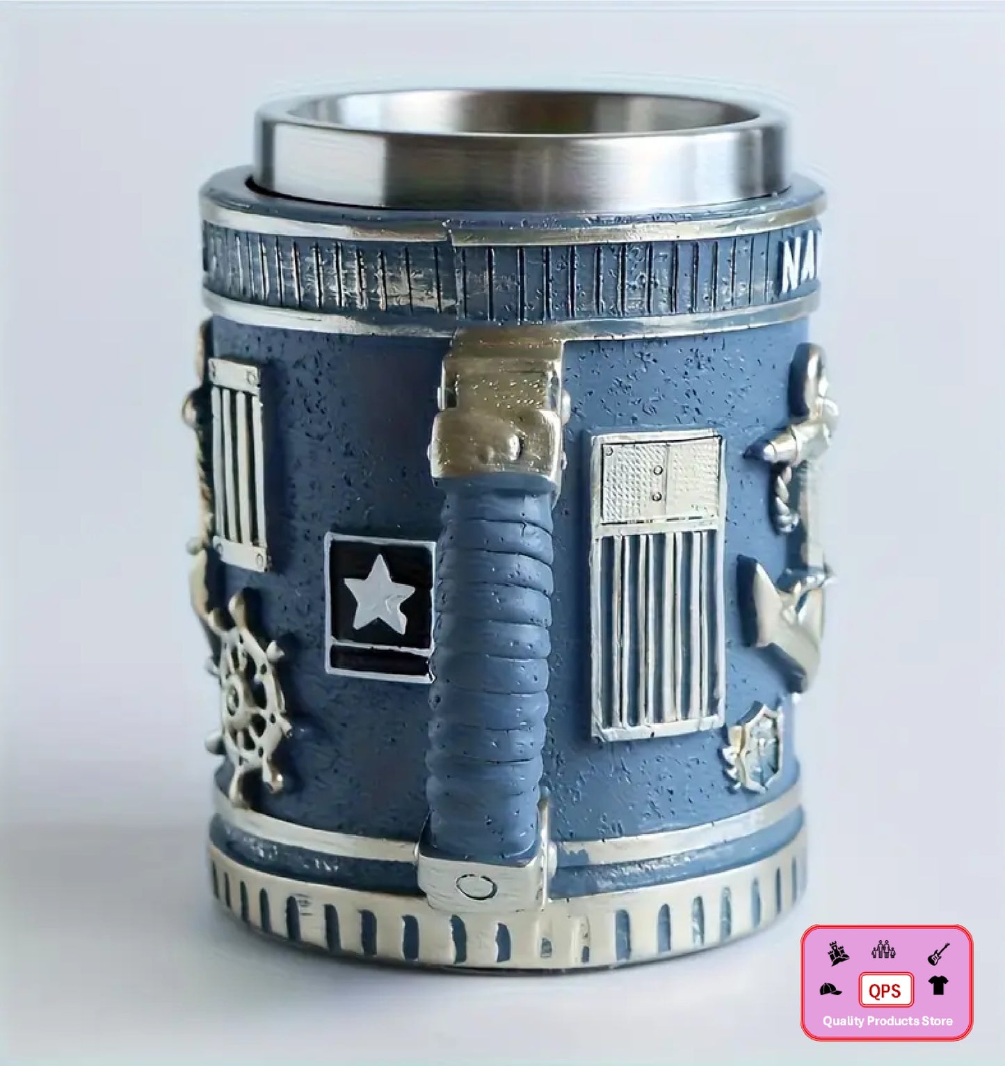 Nautical Diary Stainless Steel Coffee Mug
