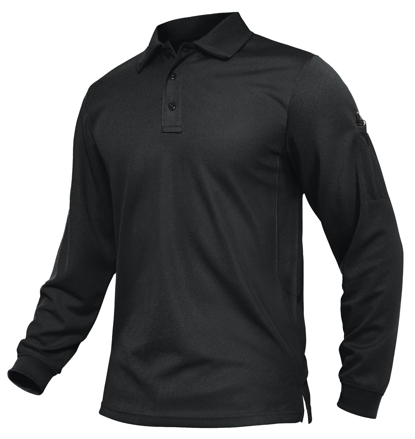 KEFITEVD Men's Golf Polo Shirt Quick Dry Breathable Lightweight T-Shirts Athletic Workout Outdoor Shirts Camping Fishing Tops