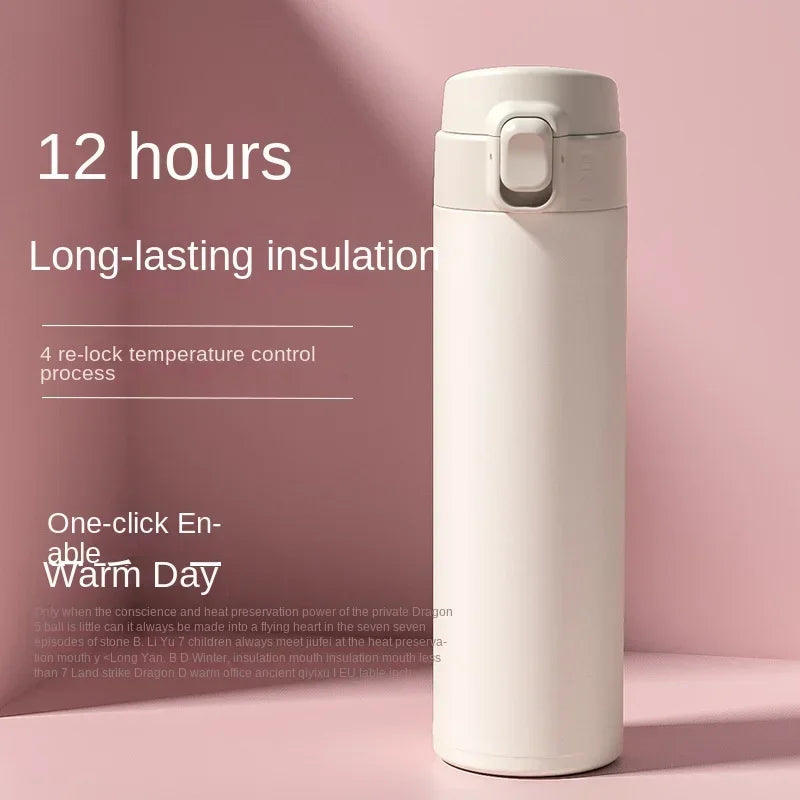 450ML Thermos Water Bottle Stainless Steel Insulation Vacuum Flasks Cup Keep Cold and Hot Mug Vacuum Flask Car Water Bottle