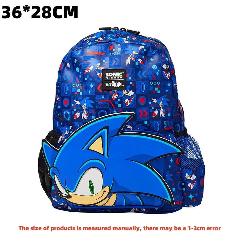 Australia Smiggle Schoolbag Sonic Backpack Cartoon Series Children School Bag Anime Backpack Student Gift