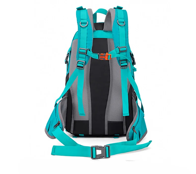 40L Hiking Camping Backpack Travel Rucksack with Rain Cover Outdoor Climbing Knapsack Large Luggage Weekend Sport Schoolbag Men
