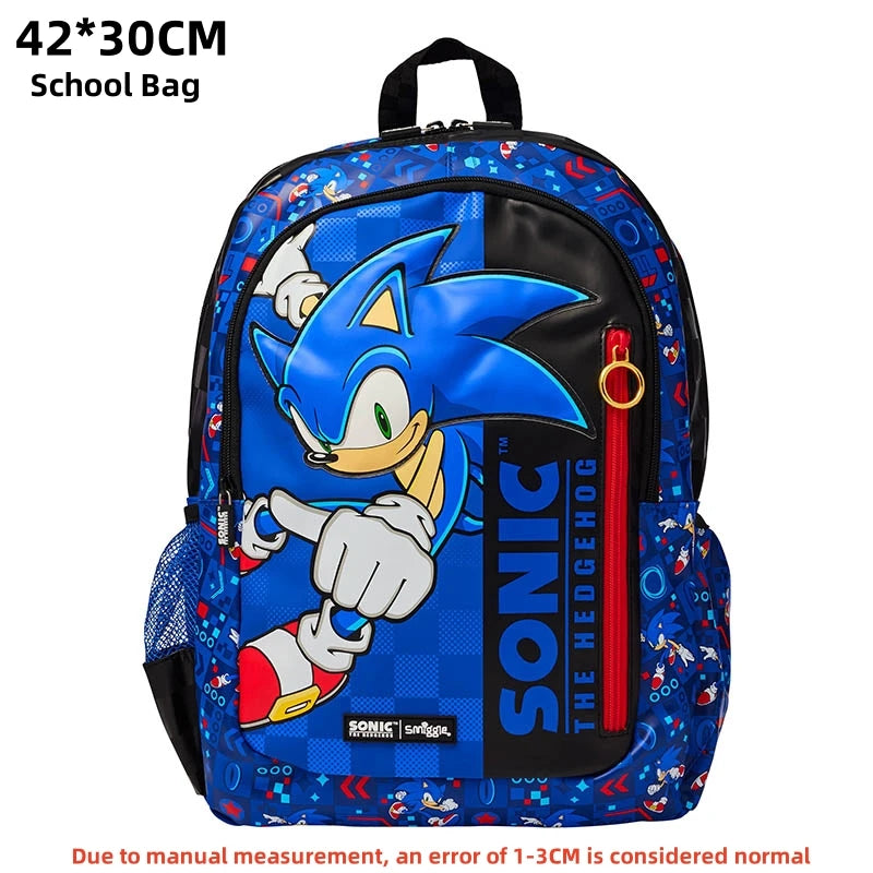 Australia Smiggle Schoolbag Sonic Backpack Cartoon Series Children School Bag Anime Backpack Student Gift