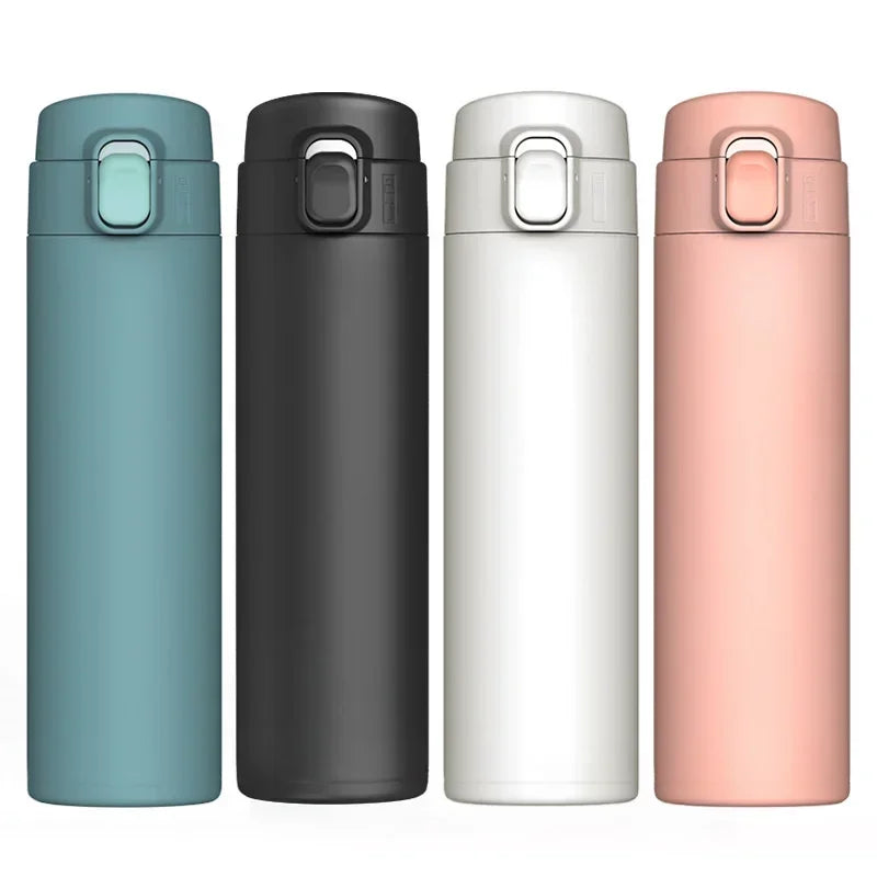 450ML Thermos Water Bottle Stainless Steel Insulation Vacuum Flasks Cup Keep Cold and Hot Mug Vacuum Flask Car Water Bottle