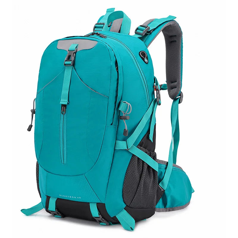 40L Hiking Camping Backpack Travel Rucksack with Rain Cover Outdoor Climbing Knapsack Large Luggage Weekend Sport Schoolbag Men