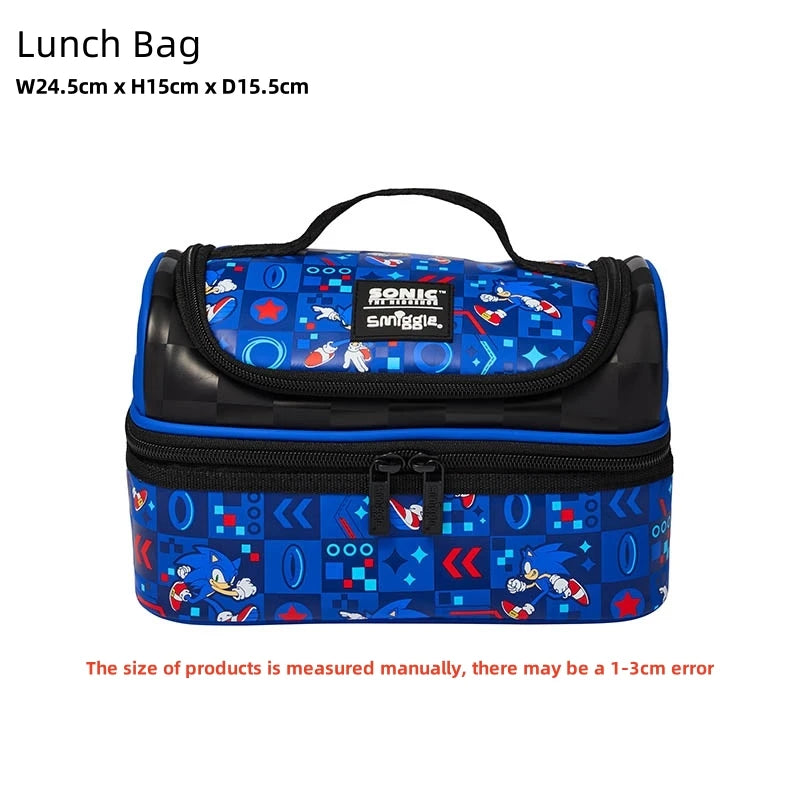 Australia Smiggle Schoolbag Sonic Backpack Cartoon Series Children School Bag Anime Backpack Student Gift