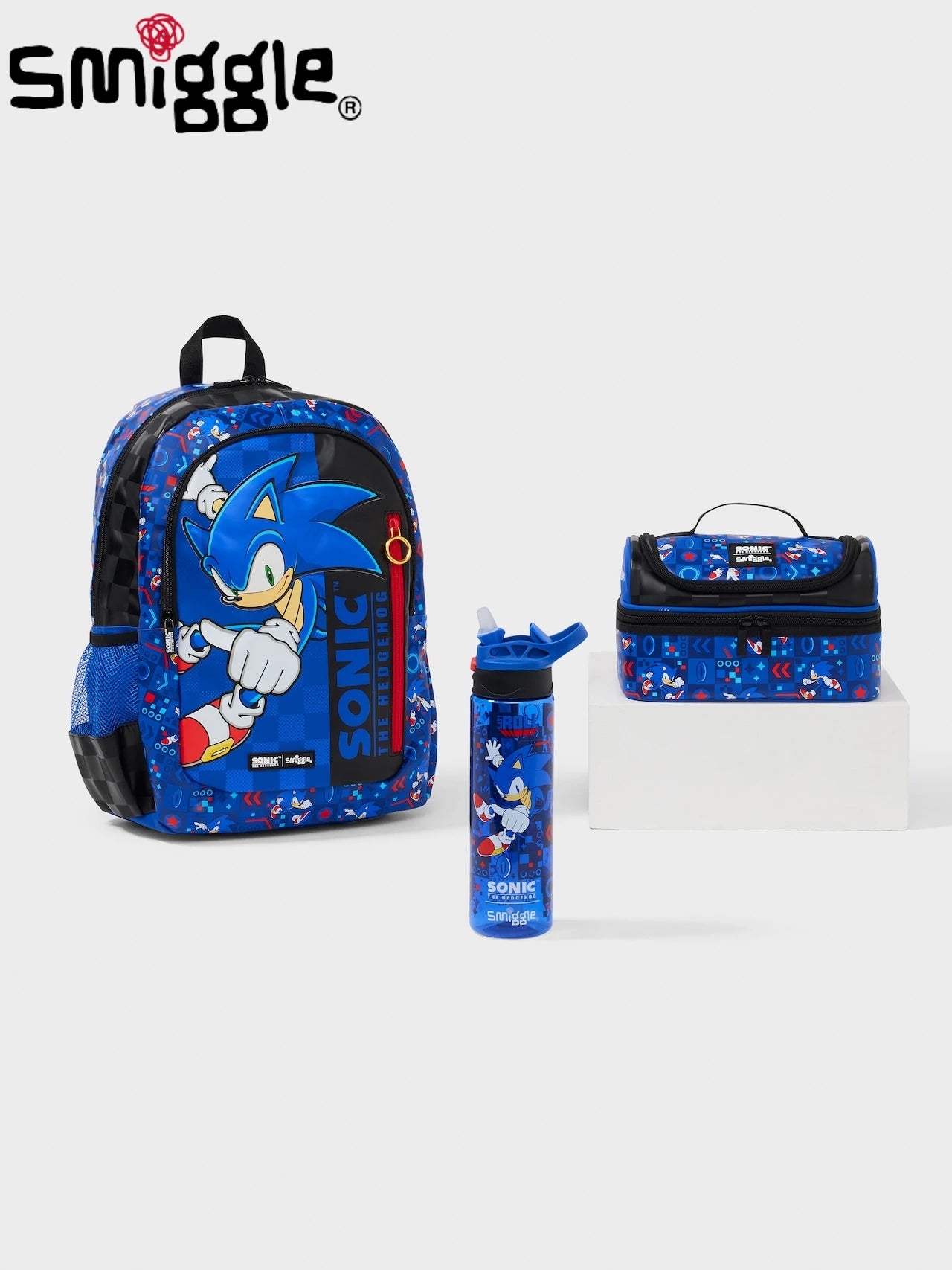 Australia Smiggle Schoolbag Sonic Backpack Cartoon Series Children School Bag Anime Backpack Student Gift