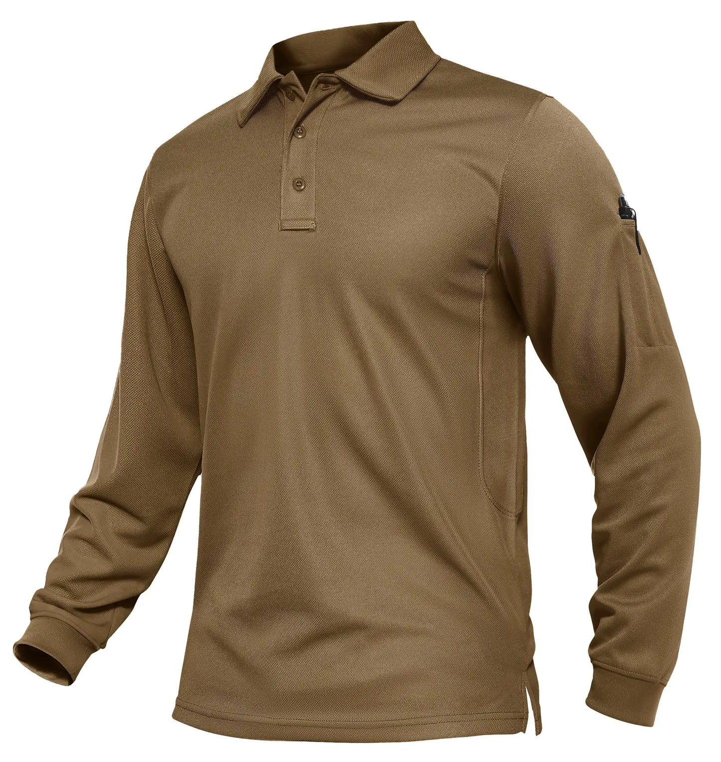 KEFITEVD Men's Golf Polo Shirt Quick Dry Breathable Lightweight T-Shirts Athletic Workout Outdoor Shirts Camping Fishing Tops