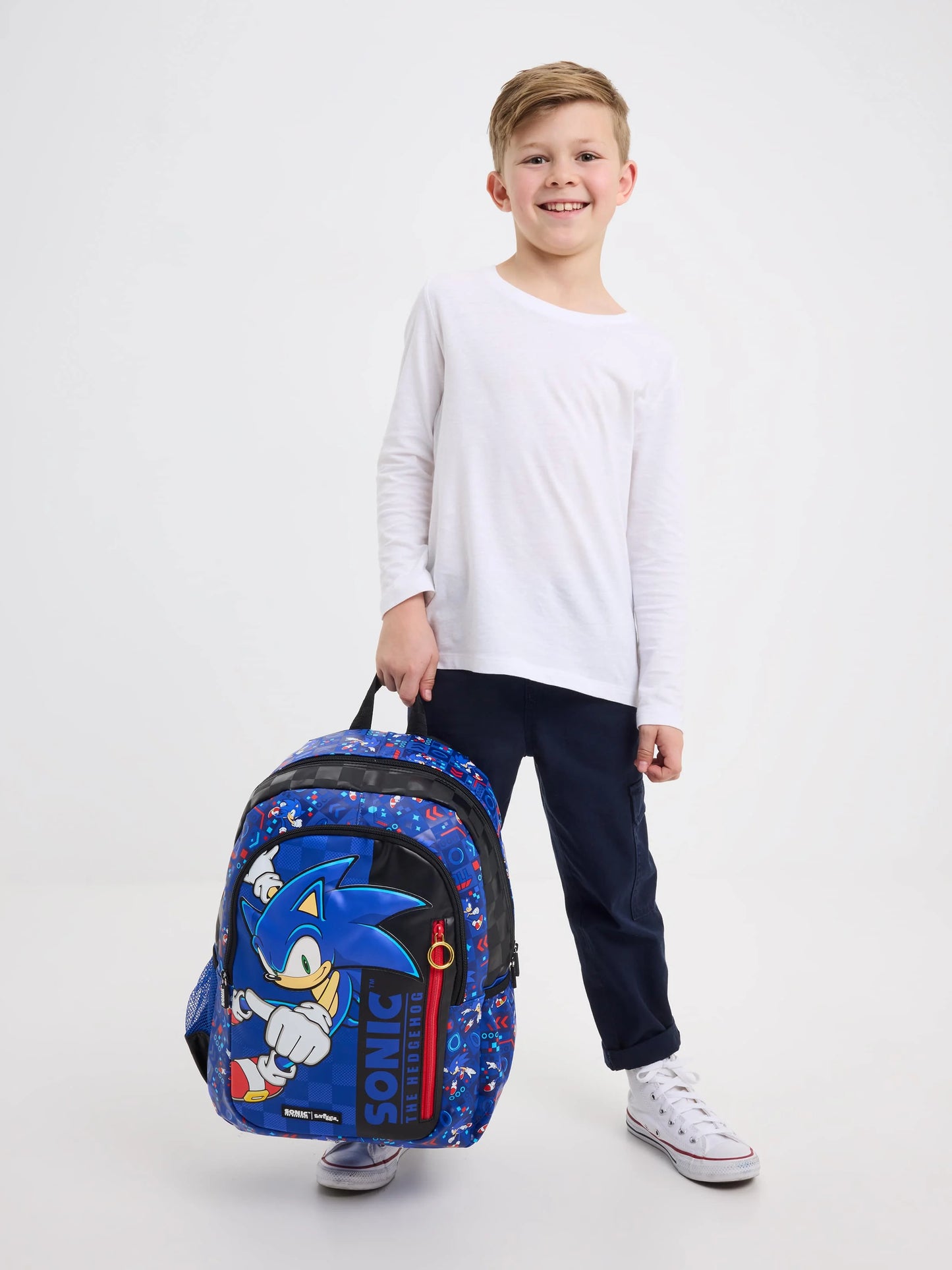 Australia Smiggle Schoolbag Sonic Backpack Cartoon Series Children School Bag Anime Backpack Student Gift