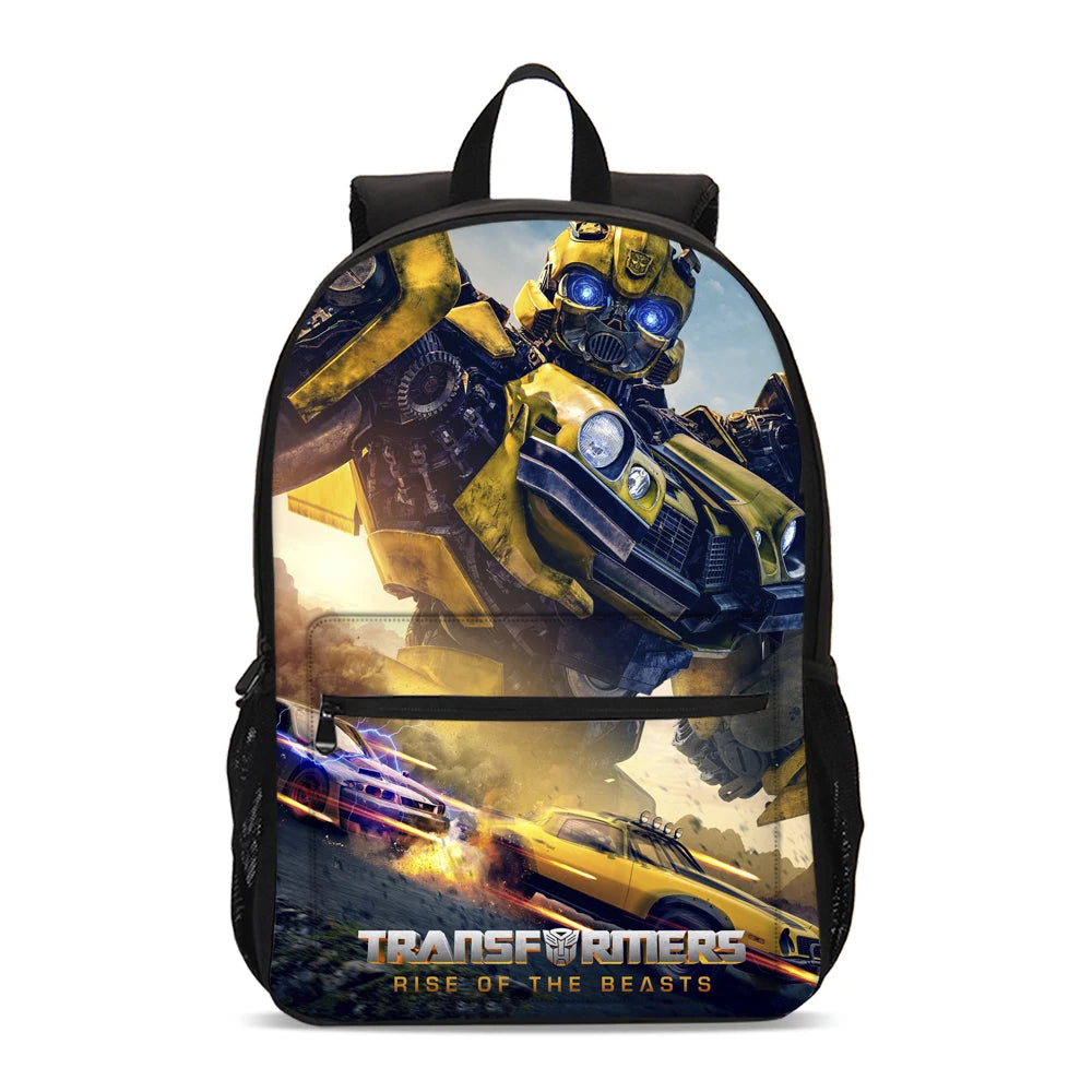 T-Transformers Child School Backpack with Lunch Bags ,Pencil Bags ,School Bags for Boys Girls Best Gift