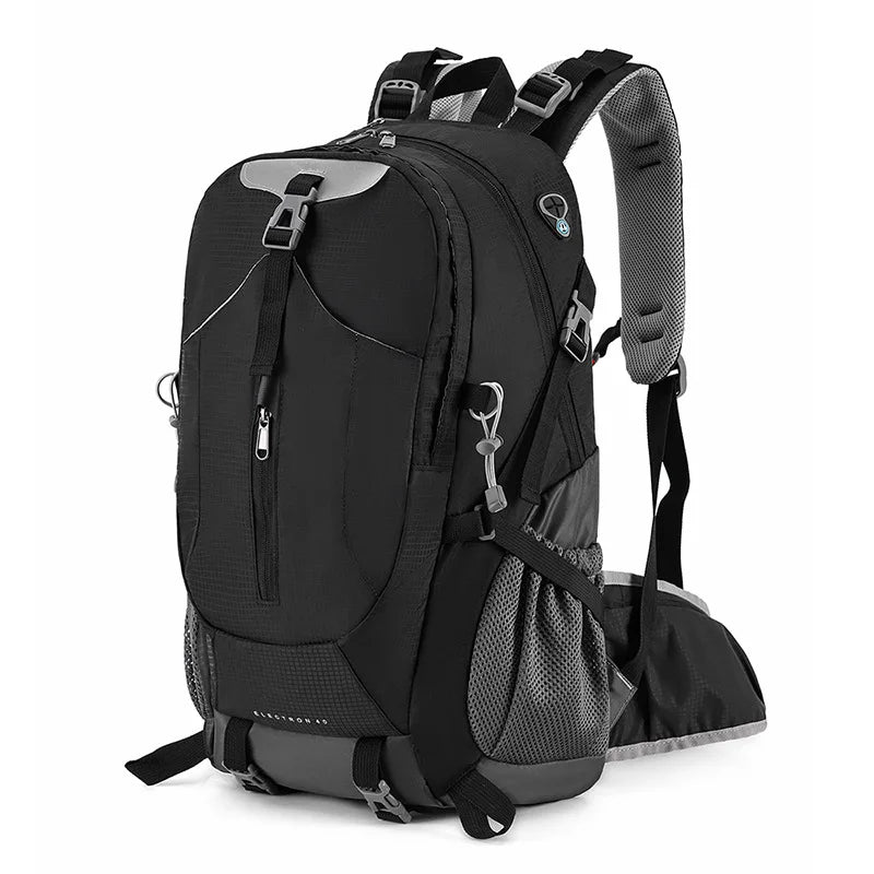 40L Hiking Camping Backpack Travel Rucksack with Rain Cover Outdoor Climbing Knapsack Large Luggage Weekend Sport Schoolbag Men