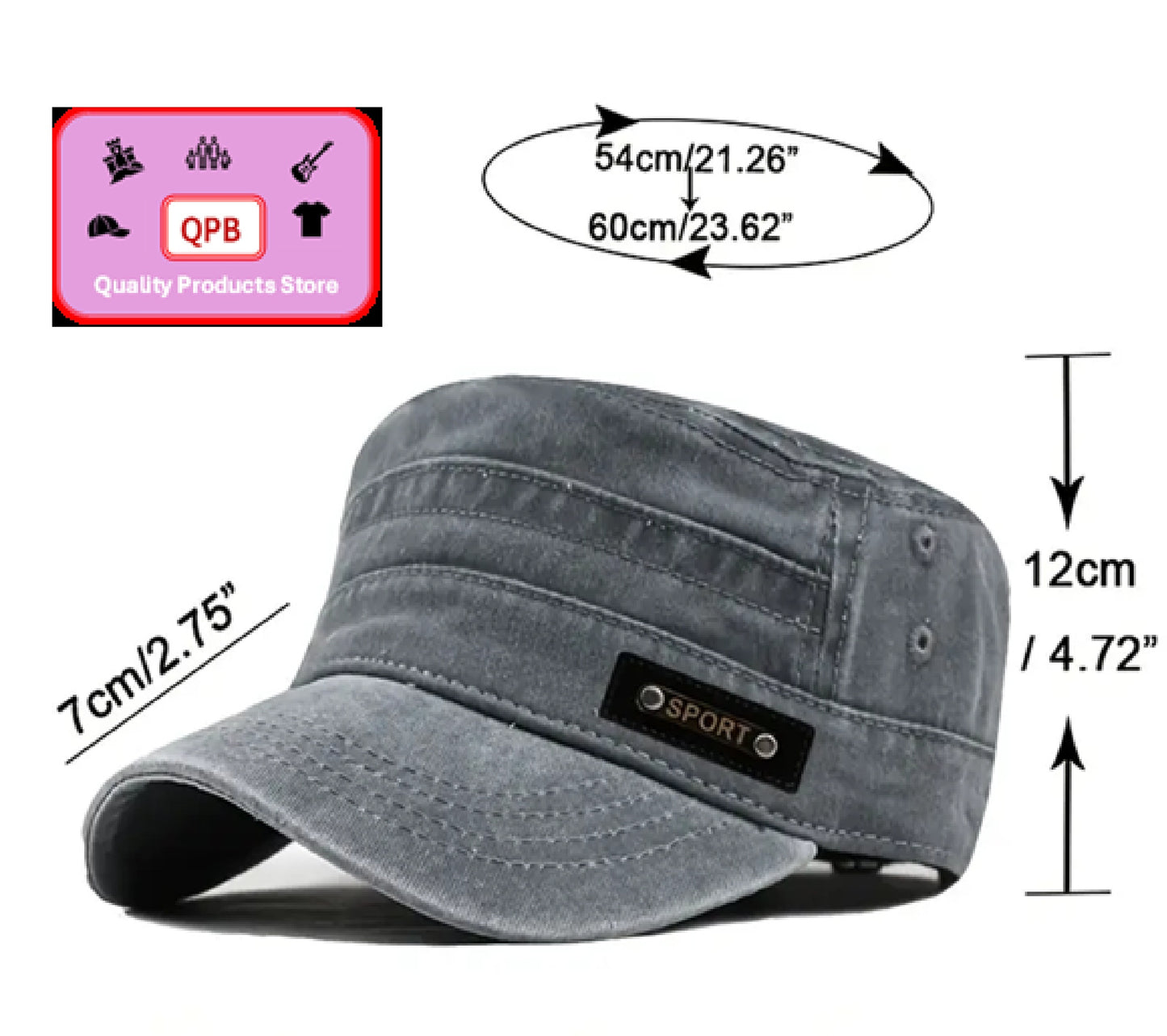 Sporta Vintage Flat Cap