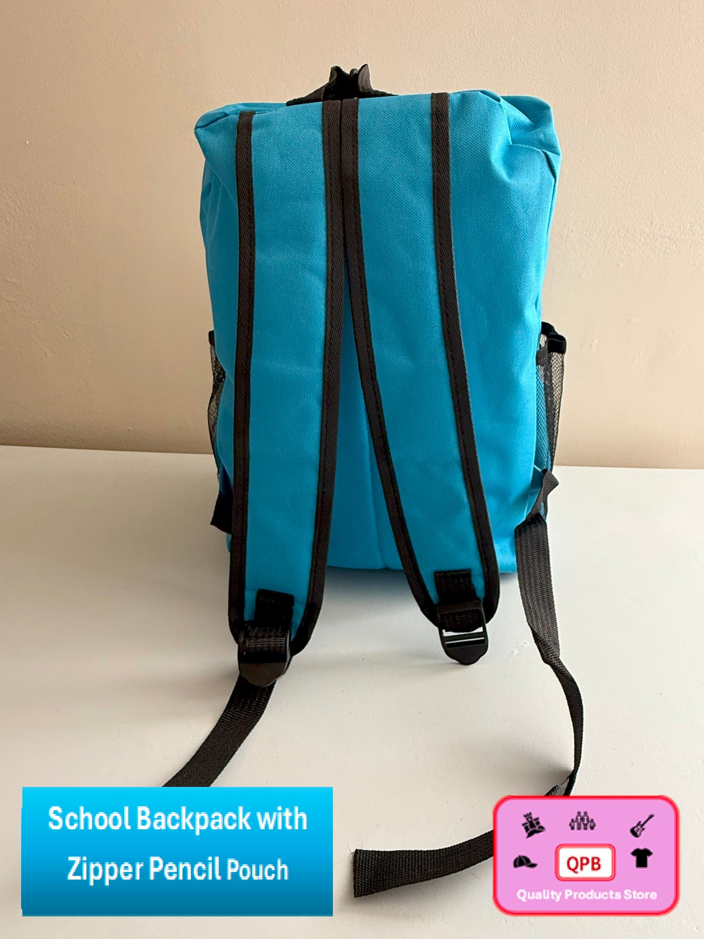 School Backpacks with Zipper Pencil Pouch