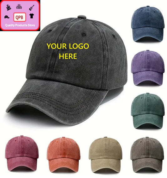 Customizable vintage cap