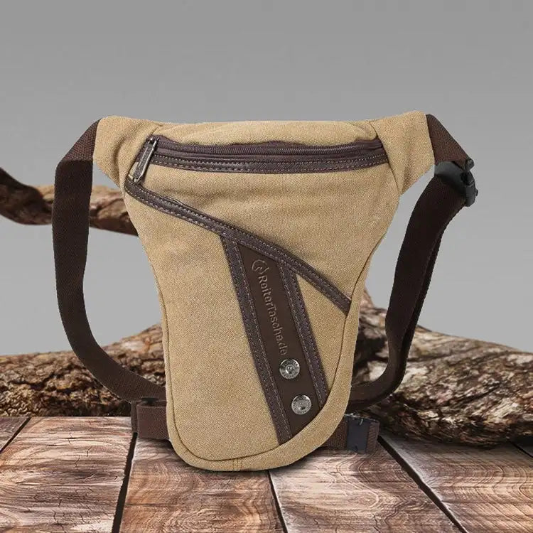 MARKROYAL Men Thigh Fanny Pack Drop Bag Motorcycle Riding Shoulder Pouch Crossbody Nylon Male Hip Bum Belt Leg Waist Bags