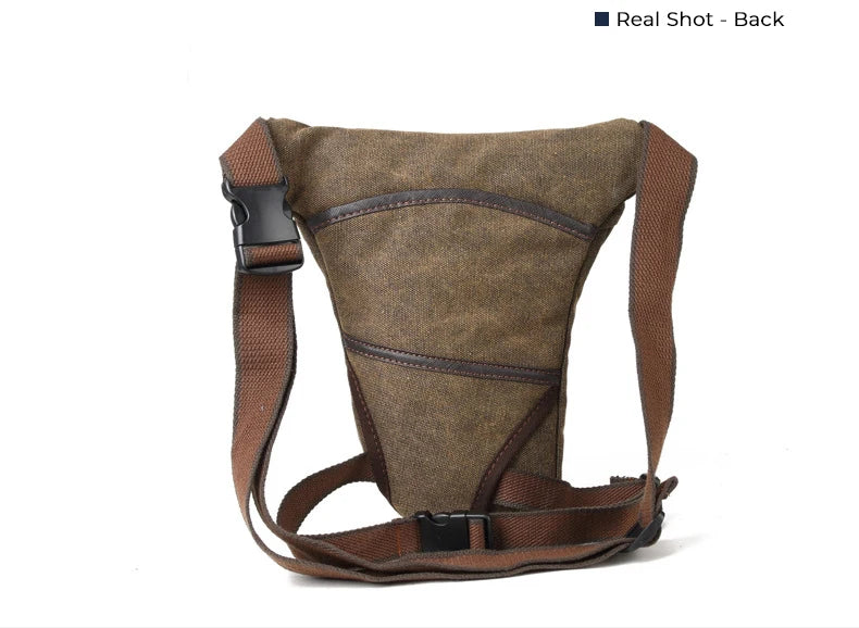 MARKROYAL Men Thigh Fanny Pack Drop Bag Motorcycle Riding Shoulder Pouch Crossbody Nylon Male Hip Bum Belt Leg Waist Bags
