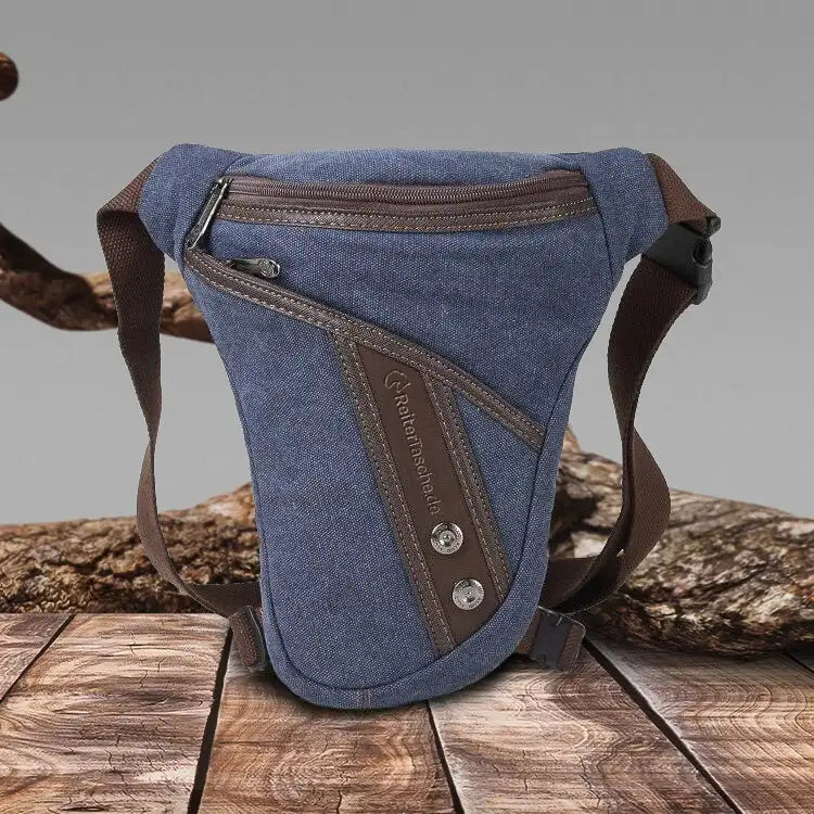 MARKROYAL Men Thigh Fanny Pack Drop Bag Motorcycle Riding Shoulder Pouch Crossbody Nylon Male Hip Bum Belt Leg Waist Bags