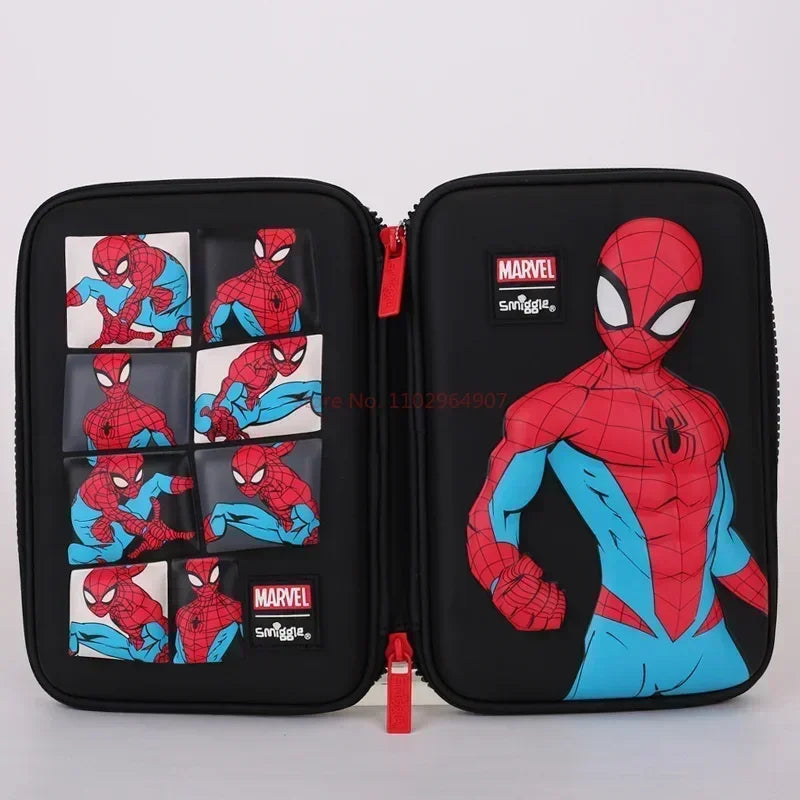 Marvel Spider Man Australia Smiggle Backpack Boy Backpack Student Backpack Water Bottle Lunch Bag Pencil Case Stationery