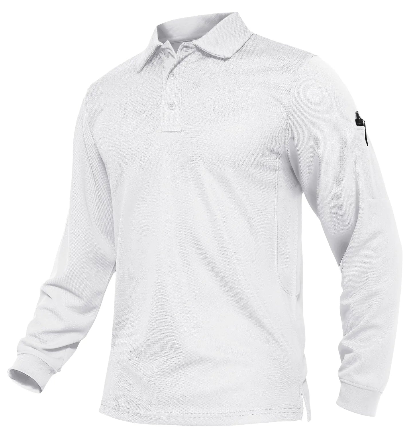 KEFITEVD Men's Golf Polo Shirt Quick Dry Breathable Lightweight T-Shirts Athletic Workout Outdoor Shirts Camping Fishing Tops