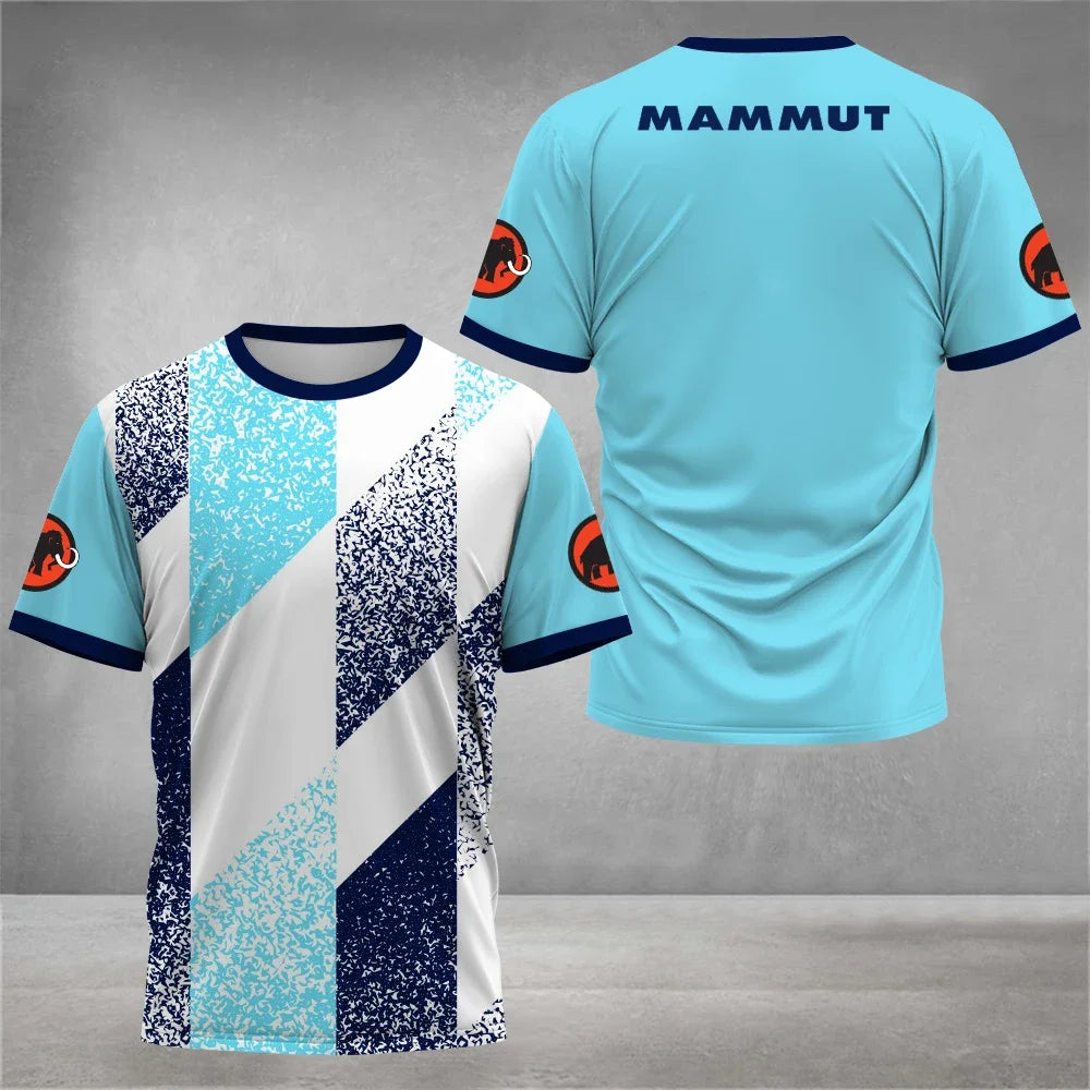 Men's Clothing 3D Printed Running Fitness Sports T Shirt Top Fashion Men's Short Sleeve T-Shirt Summer Breathable Comfortable