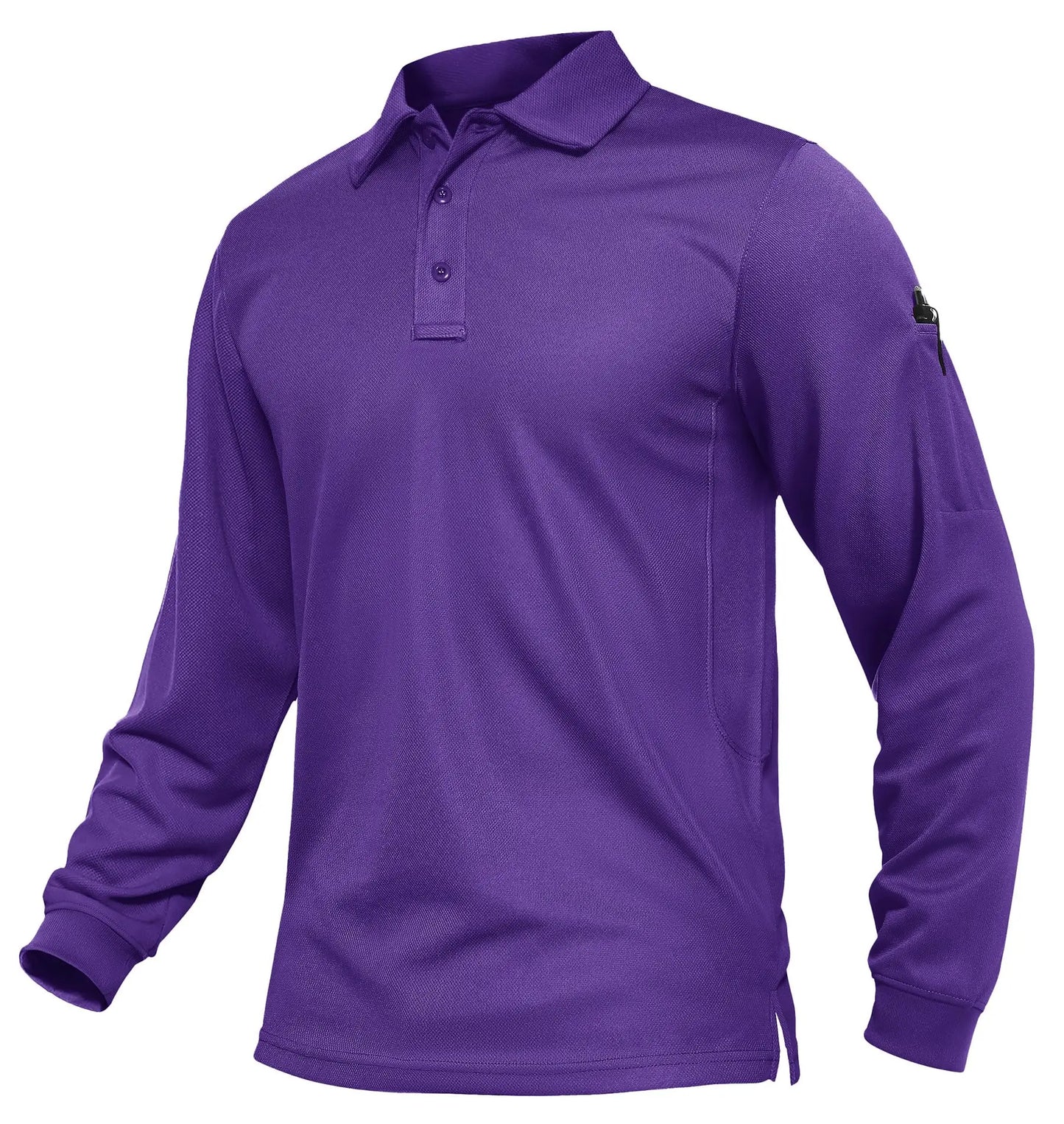 KEFITEVD Men's Golf Polo Shirt Quick Dry Breathable Lightweight T-Shirts Athletic Workout Outdoor Shirts Camping Fishing Tops