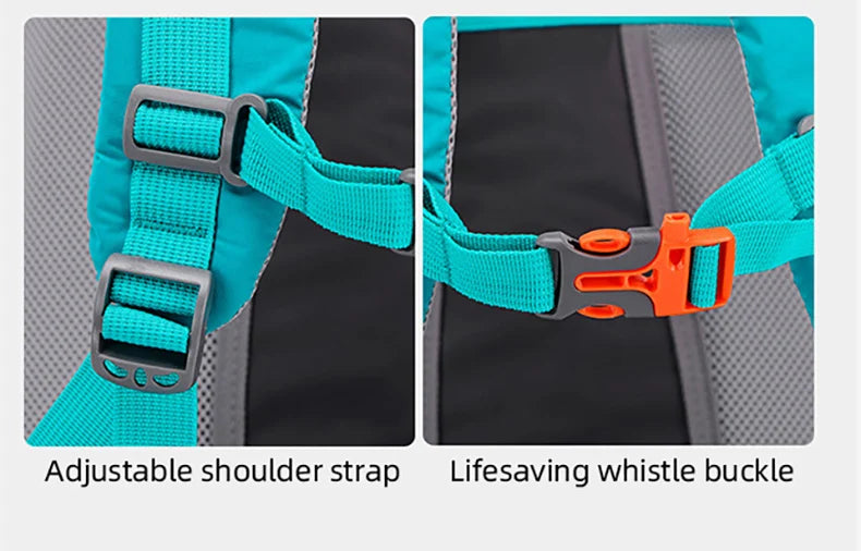 40L Hiking Camping Backpack Travel Rucksack with Rain Cover Outdoor Climbing Knapsack Large Luggage Weekend Sport Schoolbag Men