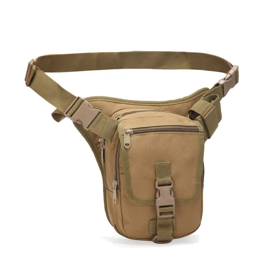 High Quality Men Nylon Assault Waist Pack Fanny Bags Short Pistol Gun Motorcycle Rider Camouflage Male Hip Bum  Belt Bag