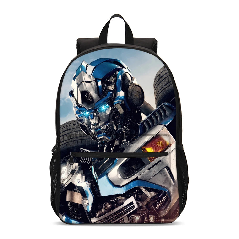 T-Transformers Child School Backpack with Lunch Bags ,Pencil Bags ,School Bags for Boys Girls Best Gift