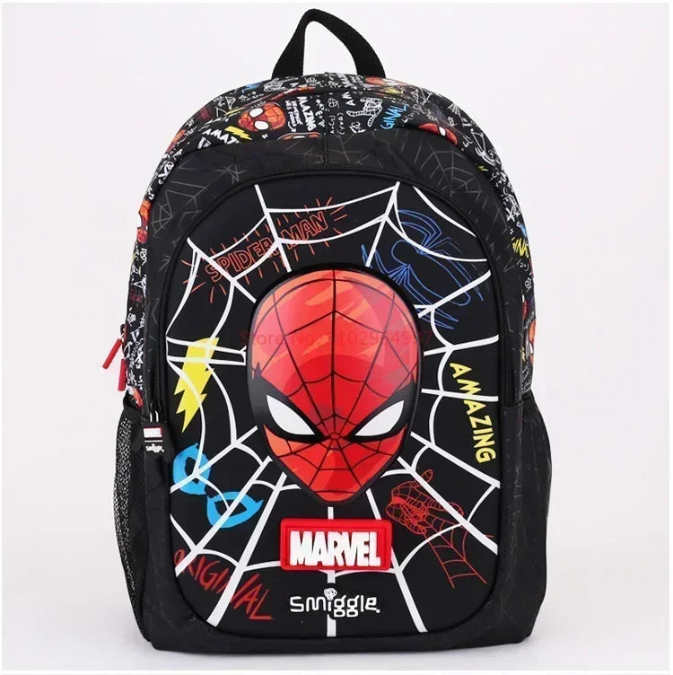 Marvel Spider Man Australia Smiggle Backpack Boy Backpack Student Backpack Water Bottle Lunch Bag Pencil Case Stationery