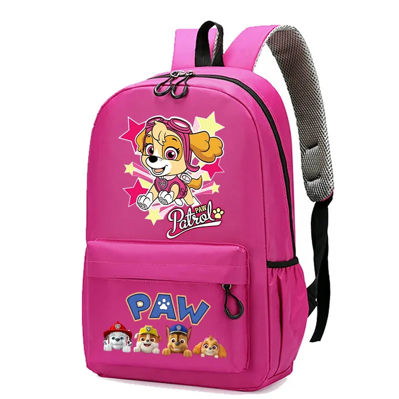 Paw Patrols Baby Backpack Cute Chase Skye Dogs Anime Student School Bag Travel Storage Bags Marshall Fashion Boys Girl Kids Gift