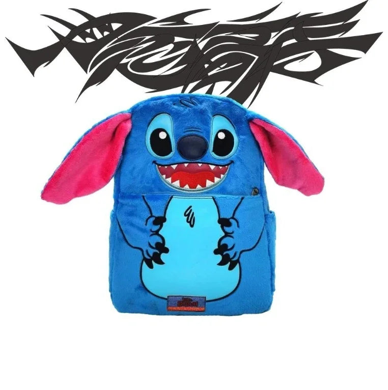 MINISO Switch Pokémon Cappy Beast Plush Backpack Couple Bag Large Capacity Backpack Cartoon Student Class Casual Plush Schoolbag