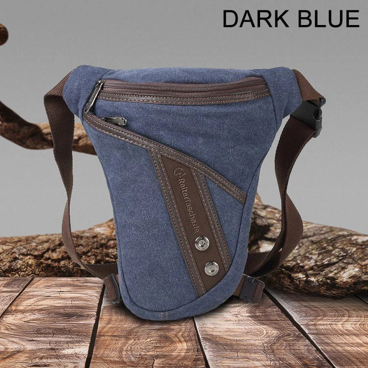 MARKROYAL Men Thigh Fanny Pack Drop Bag Motorcycle Riding Shoulder Pouch Crossbody Nylon Male Hip Bum Belt Leg Waist Bags