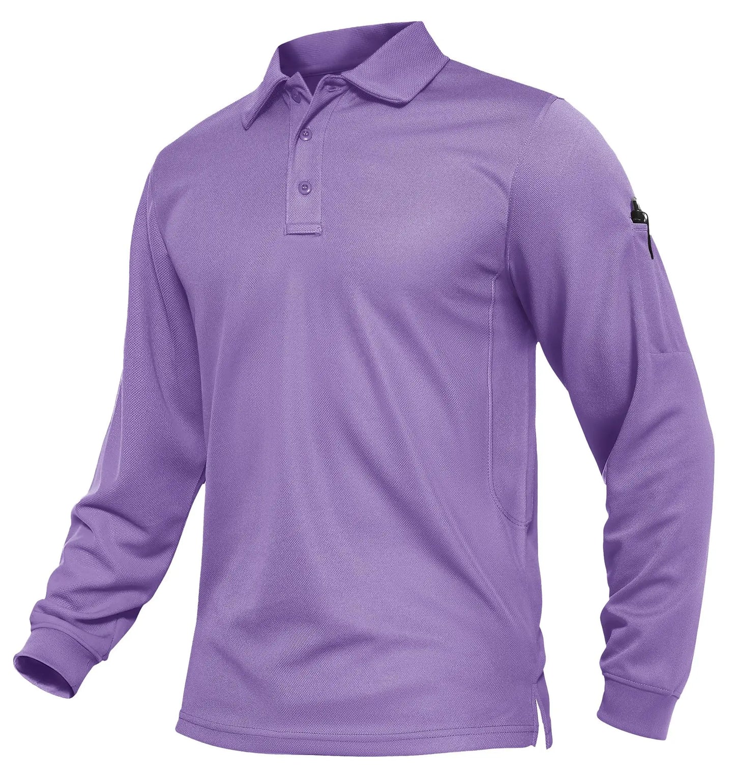 KEFITEVD Men's Golf Polo Shirt Quick Dry Breathable Lightweight T-Shirts Athletic Workout Outdoor Shirts Camping Fishing Tops