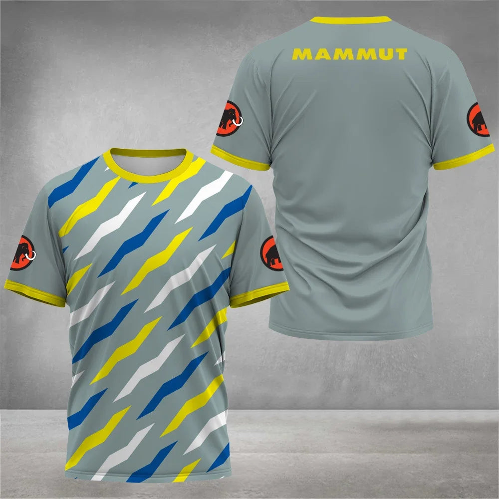 Men's Clothing 3D Printed Running Fitness Sports T Shirt Top Fashion Men's Short Sleeve T-Shirt Summer Breathable Comfortable