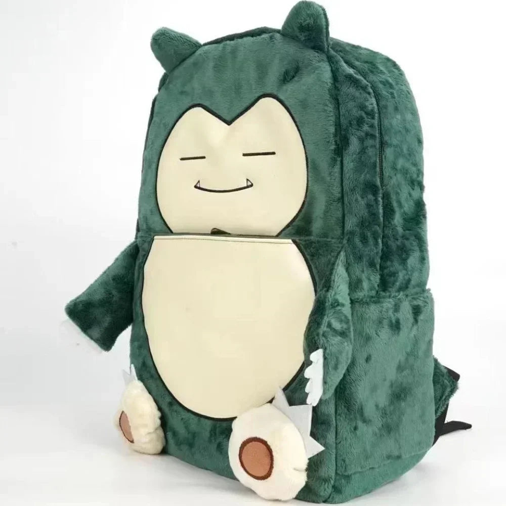 MINISO Switch Pokémon Cappy Beast Plush Backpack Couple Bag Large Capacity Backpack Cartoon Student Class Casual Plush Schoolbag