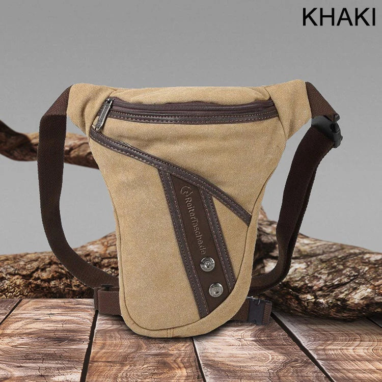 MARKROYAL Men Thigh Fanny Pack Drop Bag Motorcycle Riding Shoulder Pouch Crossbody Nylon Male Hip Bum Belt Leg Waist Bags