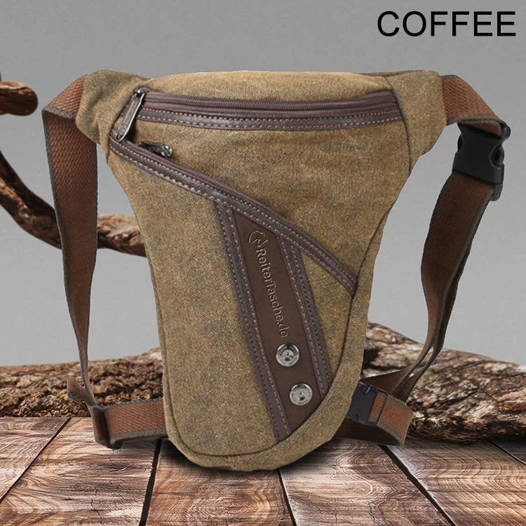 MARKROYAL Men Thigh Fanny Pack Drop Bag Motorcycle Riding Shoulder Pouch Crossbody Nylon Male Hip Bum Belt Leg Waist Bags