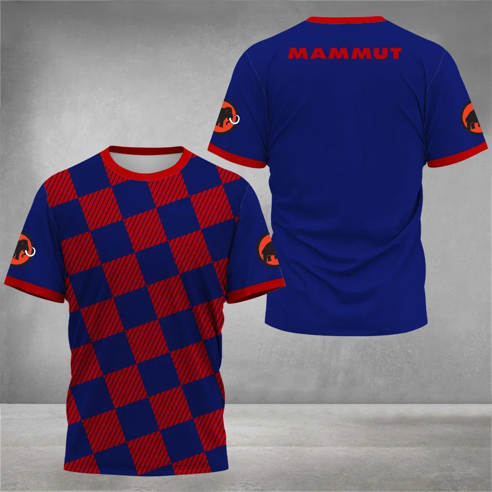 Men's Clothing 3D Printed Running Fitness Sports T Shirt Top Fashion Men's Short Sleeve T-Shirt Summer Breathable Comfortable