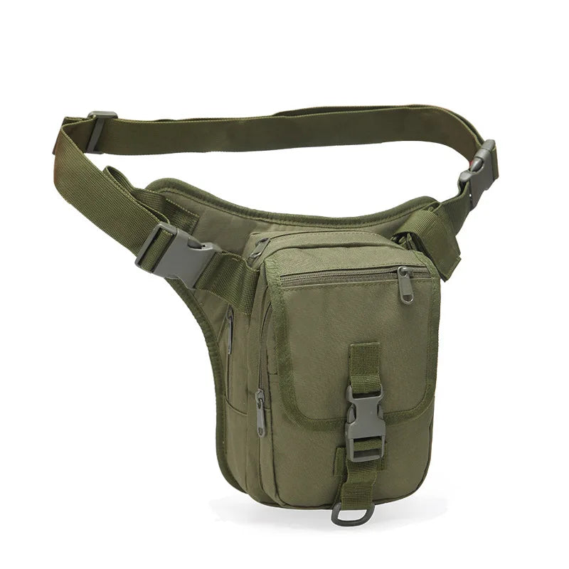 High Quality Men Nylon Assault Waist Pack Fanny Bags Short Pistol Gun Motorcycle Rider Camouflage Male Hip Bum  Belt Bag