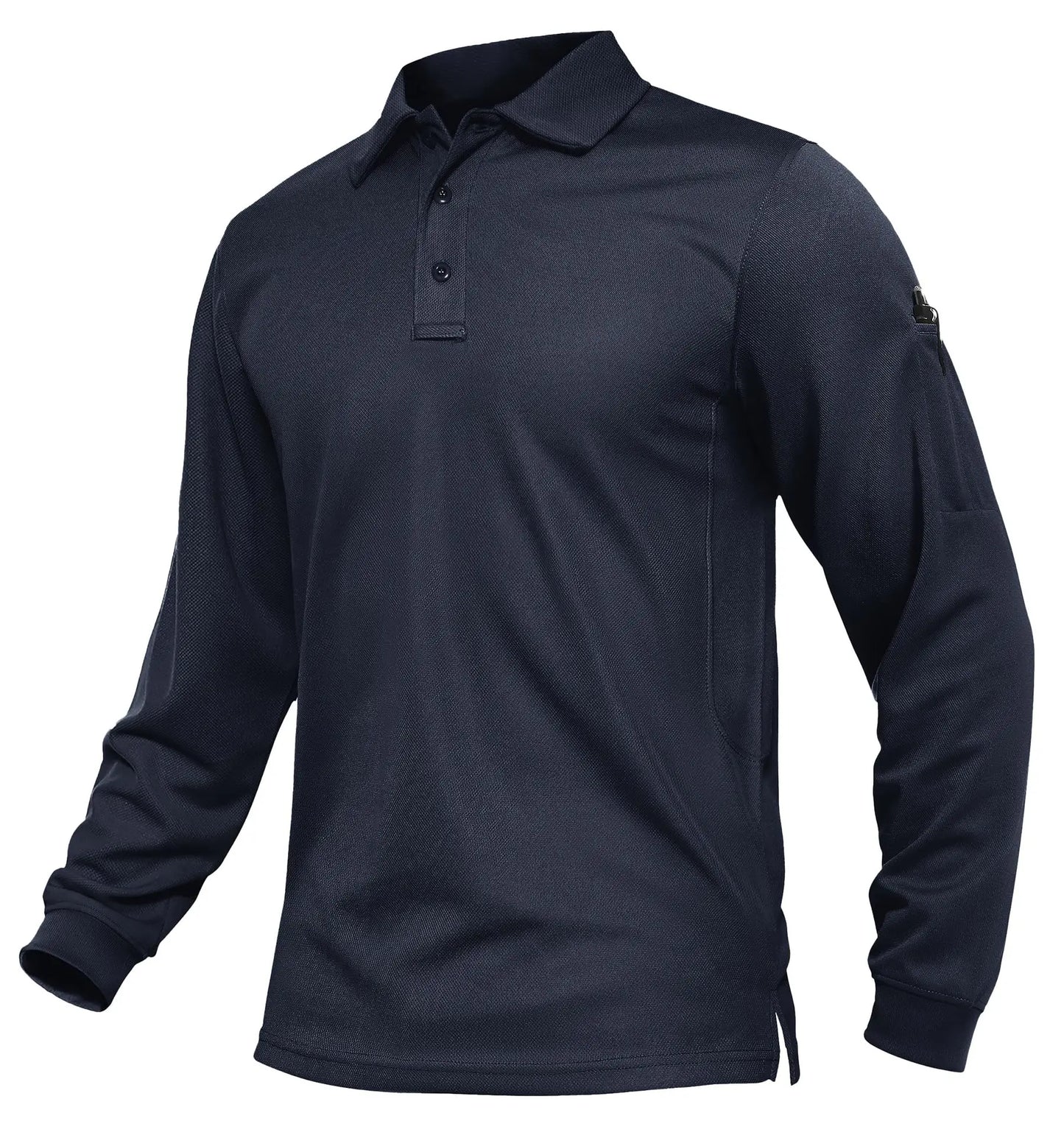 KEFITEVD Men's Golf Polo Shirt Quick Dry Breathable Lightweight T-Shirts Athletic Workout Outdoor Shirts Camping Fishing Tops