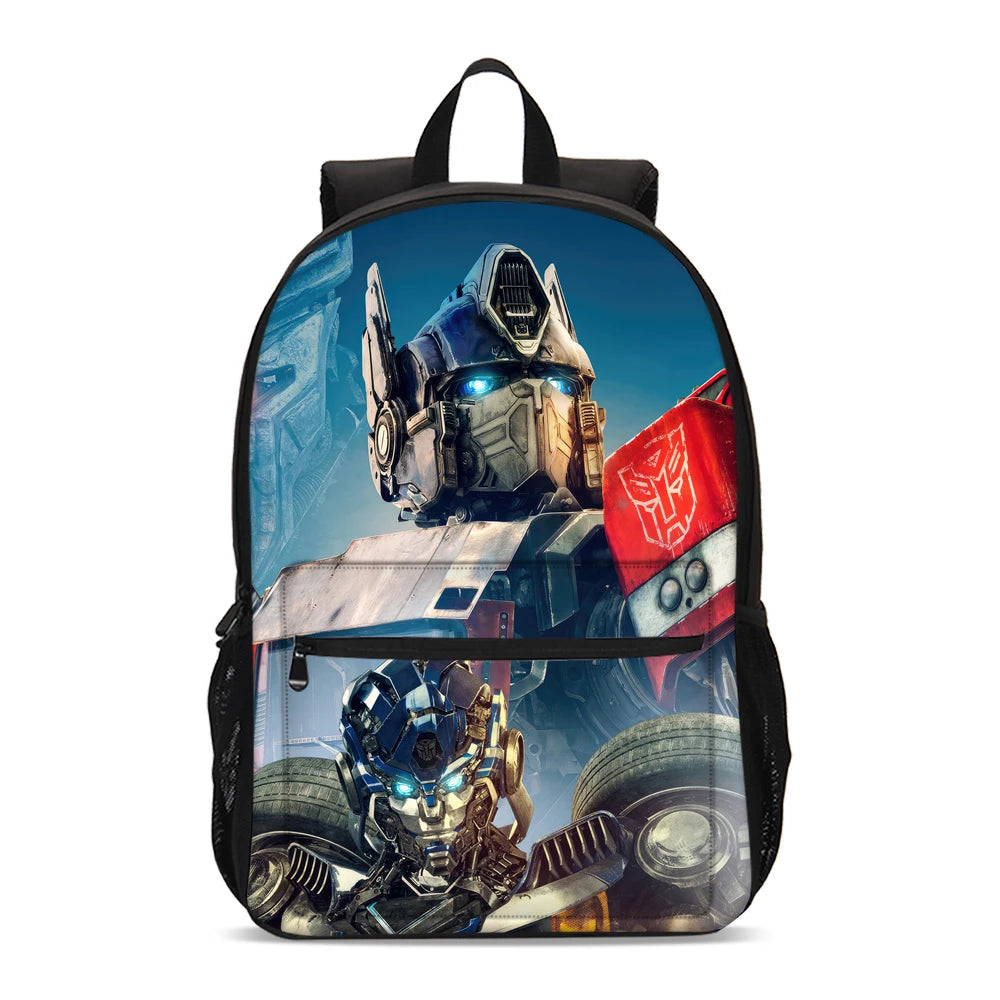 T-Transformers Child School Backpack with Lunch Bags ,Pencil Bags ,School Bags for Boys Girls Best Gift