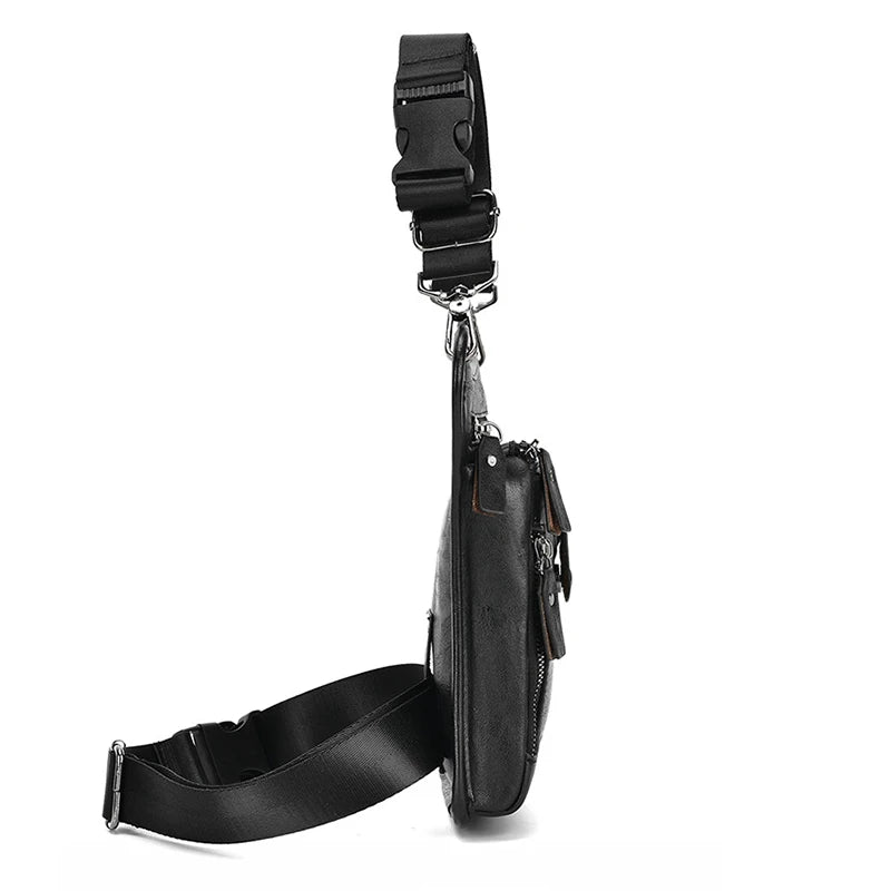 Vintage Men Waist Fanny Pack Drop Leg Cross Body Shoulder Bags for Motorcycle Rider PU Leather Male Messenger Hip Belt Thigh Bag