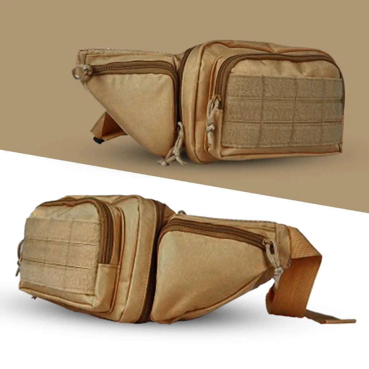 Men Waist Tactical Fanny Pack Motorcycle Rider Sports Belt Bag Climb Camping Nylon Male Tool Sling Chest Hip Bum Bag