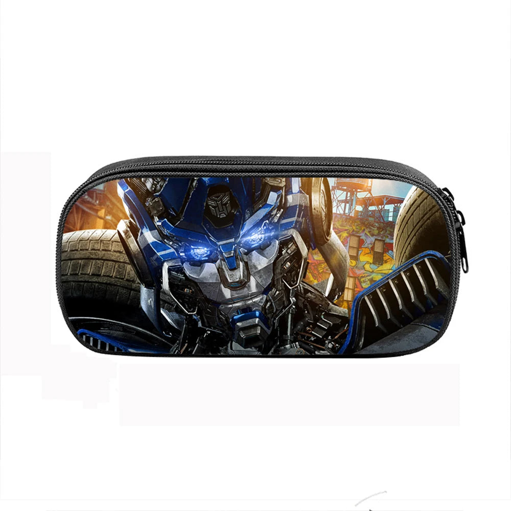 T-Transformers Child School Backpack with Lunch Bags ,Pencil Bags ,School Bags for Boys Girls Best Gift